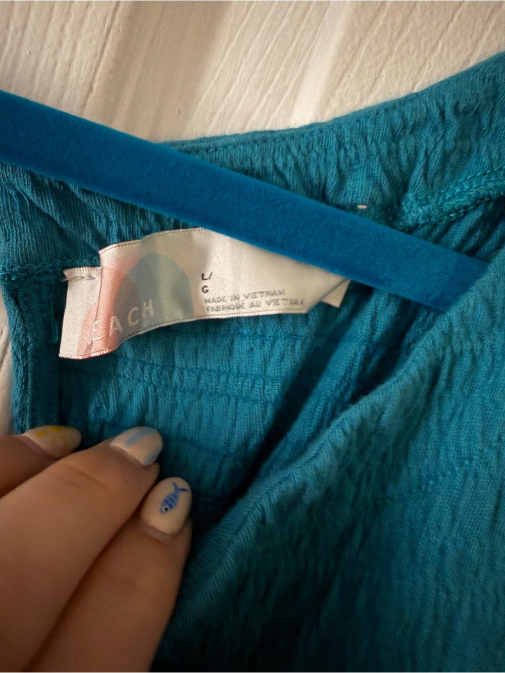 Free People Teal Sleeveless Mini Dress - Picture 3 of 3